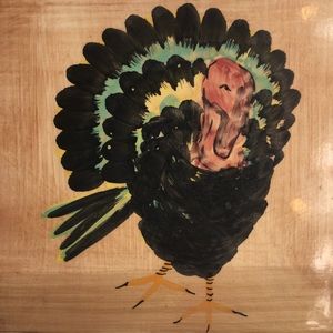 Marco E Cristina Turkey Ceramic Tile Trivet.